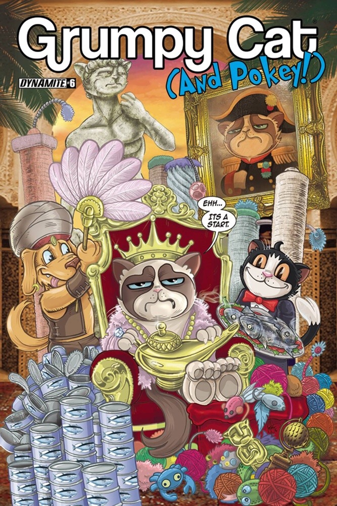 OUT NOW: Grumpy Cat #6 Wherever Terrible Comics Are Sold! ComicShopLocator.com 1-888-COMIC-BOOK @dynamitecomics
