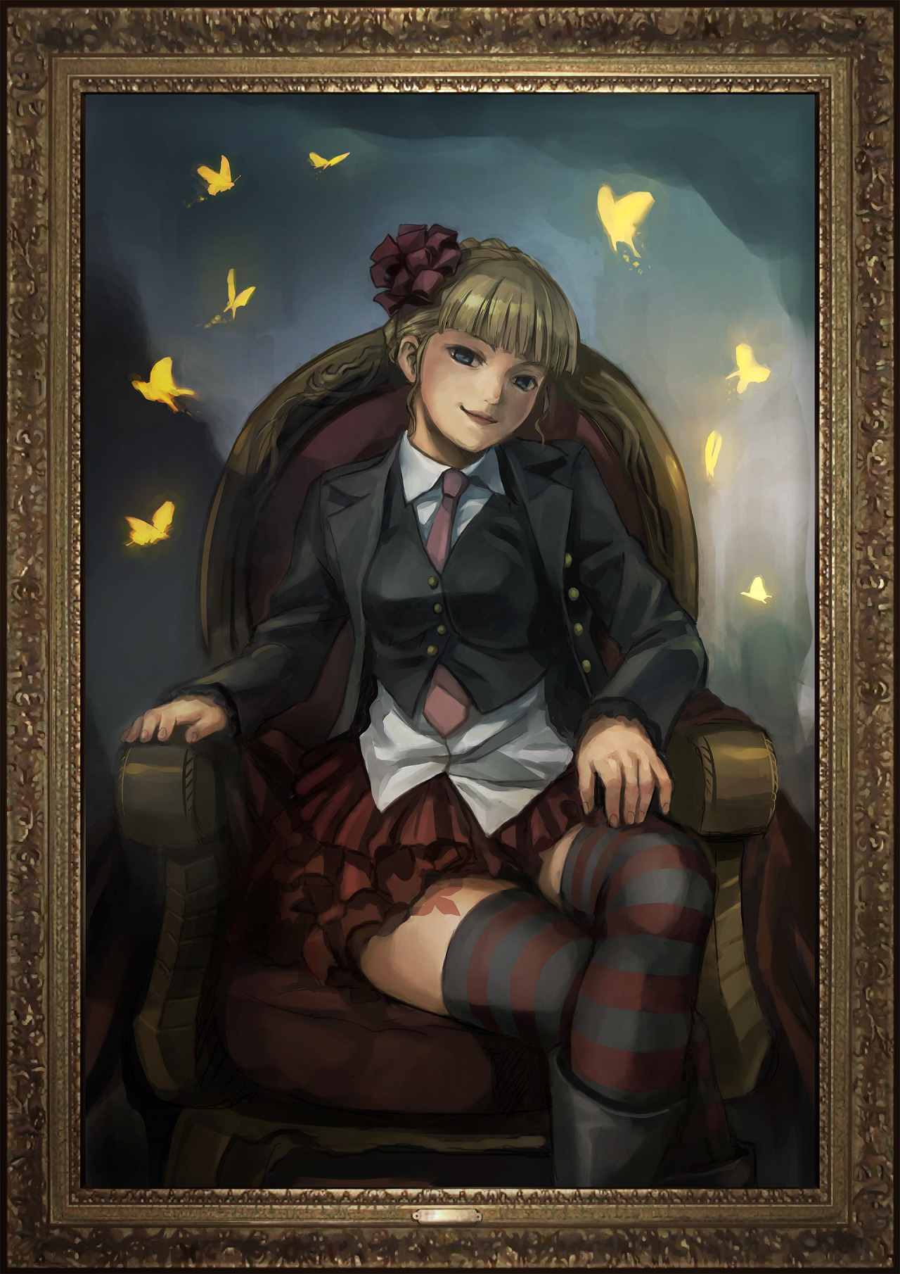 vork-jeff:  Umineko no Naku Koro ni / Chiru - HD PortraitsJust now I noticed, the