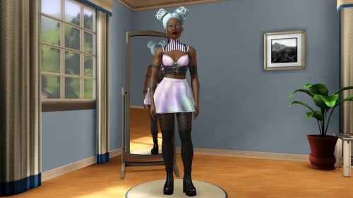 oops i made @hannijar‘s human aithusa (minus scales + freckles, because I have no makeup cc th
