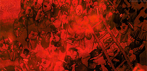 prettynerdieworks: The Battle of Helm’s Deep in Ralph Bakshi’s THE LORD OF THE RINGS (19