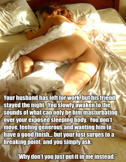 new-hotwife:  hotwifememe:    Hot Wife and Cuckold Meme     based-on-a-tree-story 