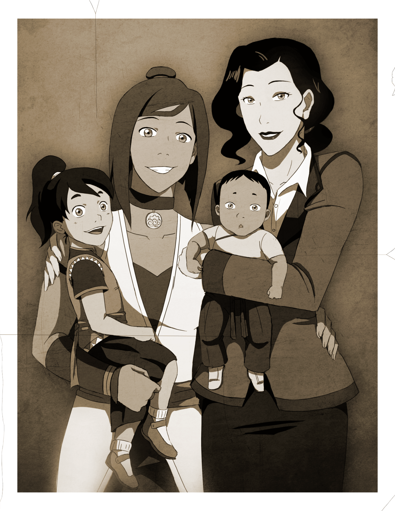 korr-a-sami:  sherbies:  looks like i’m drowning in post-finale korrasami headcanons