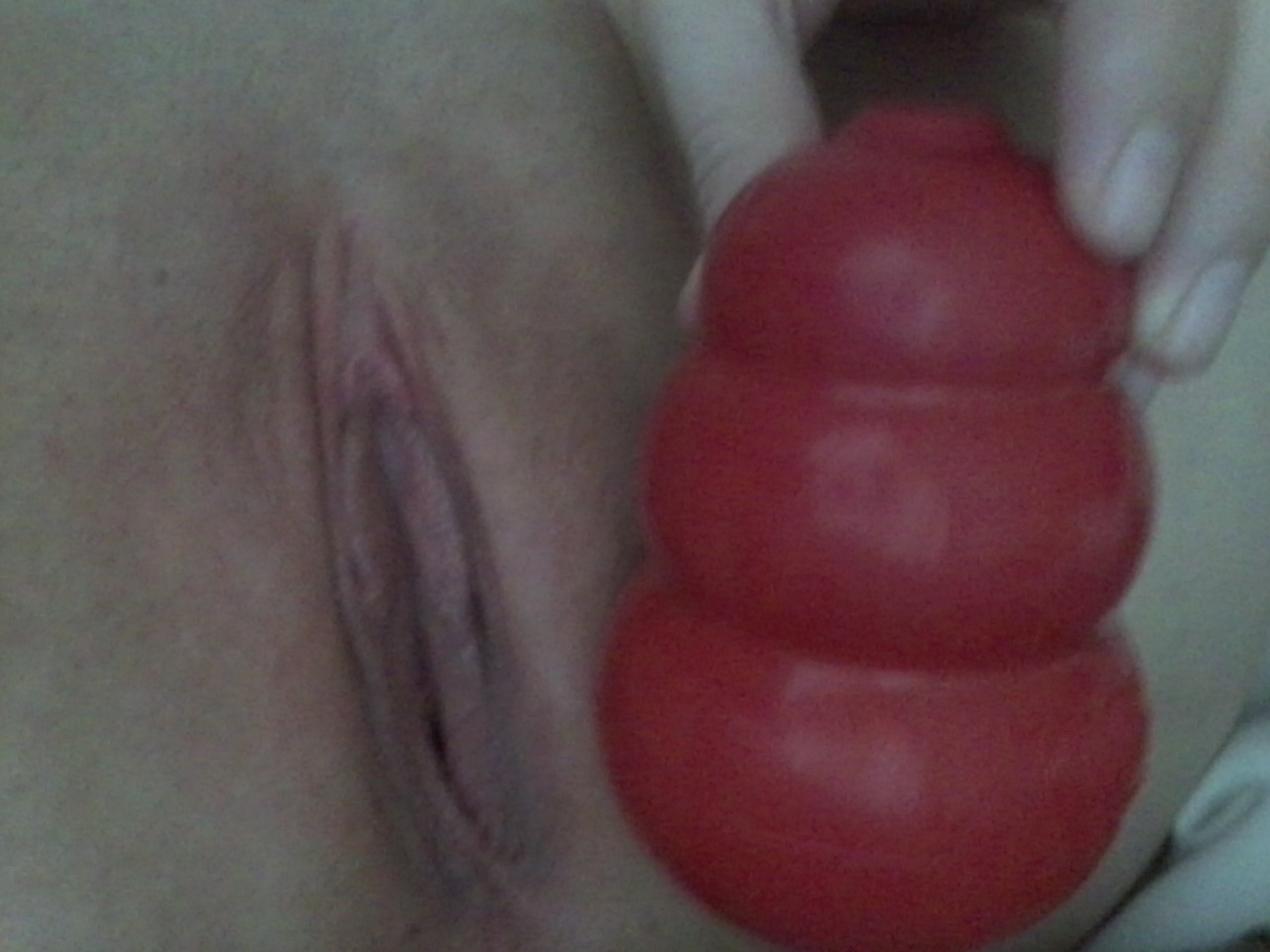 nastycunt4use:  Just got a new kong toy to begin stretching! It is by far the best