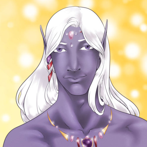 My tabletop RPG Drow prince Arbrethil.commission info + my patreon