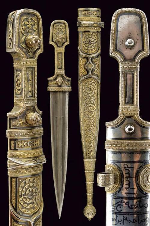 Kindjal with gilt silver mounts, the Caucasus, circa 1900from Czerny’s International Auction House