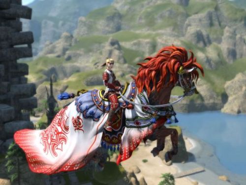 clovermemories: The new mount for the Chinese server is quite eye catchy