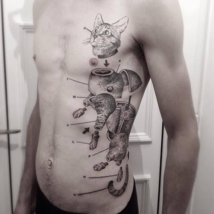 sixpenceeeblog: This is by Italian-born, London-based illustrator and tattoo artist