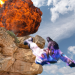 emdoestuff:my ‘creations’ with the meme. clearly, they are:markiplier at the water park, markiplier escaping an explosion, markiplier jumping off a plane 