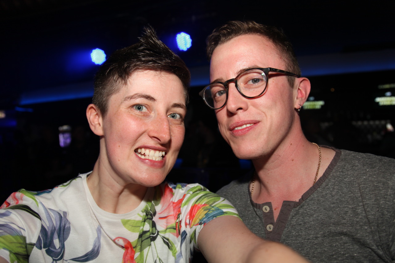 Here are The Test Shot’s LGW and Jamie working the photo booth at Duckie’s Gay Shame and Lesbian Weakness event in Brixton, London. Happy Pride!