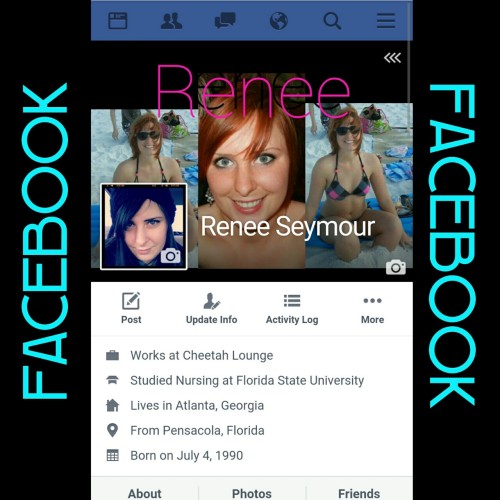 delightfullysublimepainter:  allslutsexposed:  reneeexposed:  https://m.facebook.com/renee.seymour.58   MORE OF RENEE JOHNSON SEYMOUR: FUTURE EX WIFE AND PRESENT DAY WHORE  Renee Johnson Seymour *Born July 4, 1990 in Tallahassee, FL *Age 25 * Proud Daught