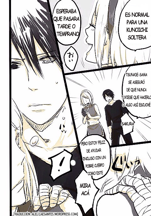 aesanfes:  Un doujinshi que encontré por acá hace unos días, me pareció divertido así que ahí está al español. Aún no entiendo bien cómo funciona tumblr.*1ra parte*