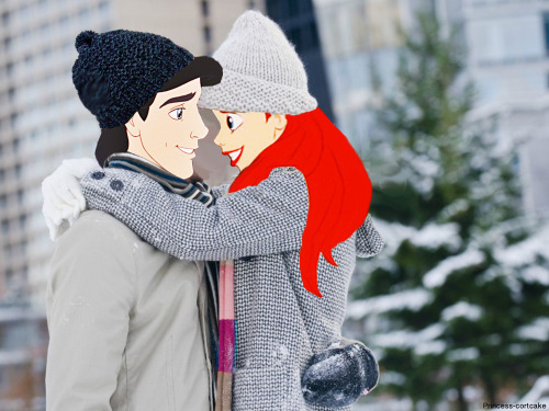 princess-cortcake: Disney Christmas Couples (Please do not steal or reblog images) ..for more Disney