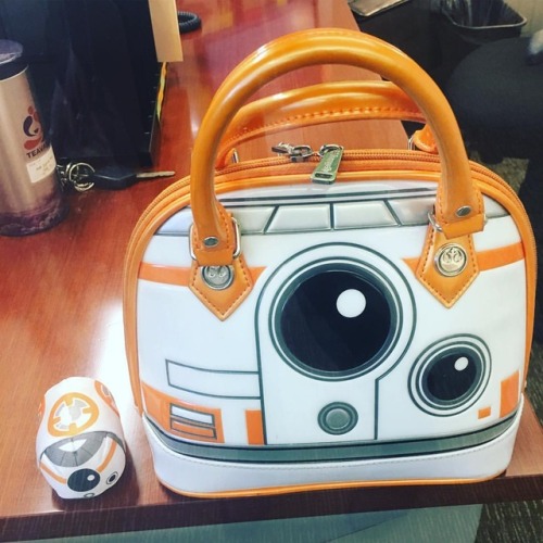 Grownup and baby. #maythe4th #BB8 #PreciousCinnamonRoll #theyseebb8rollingtheyhating