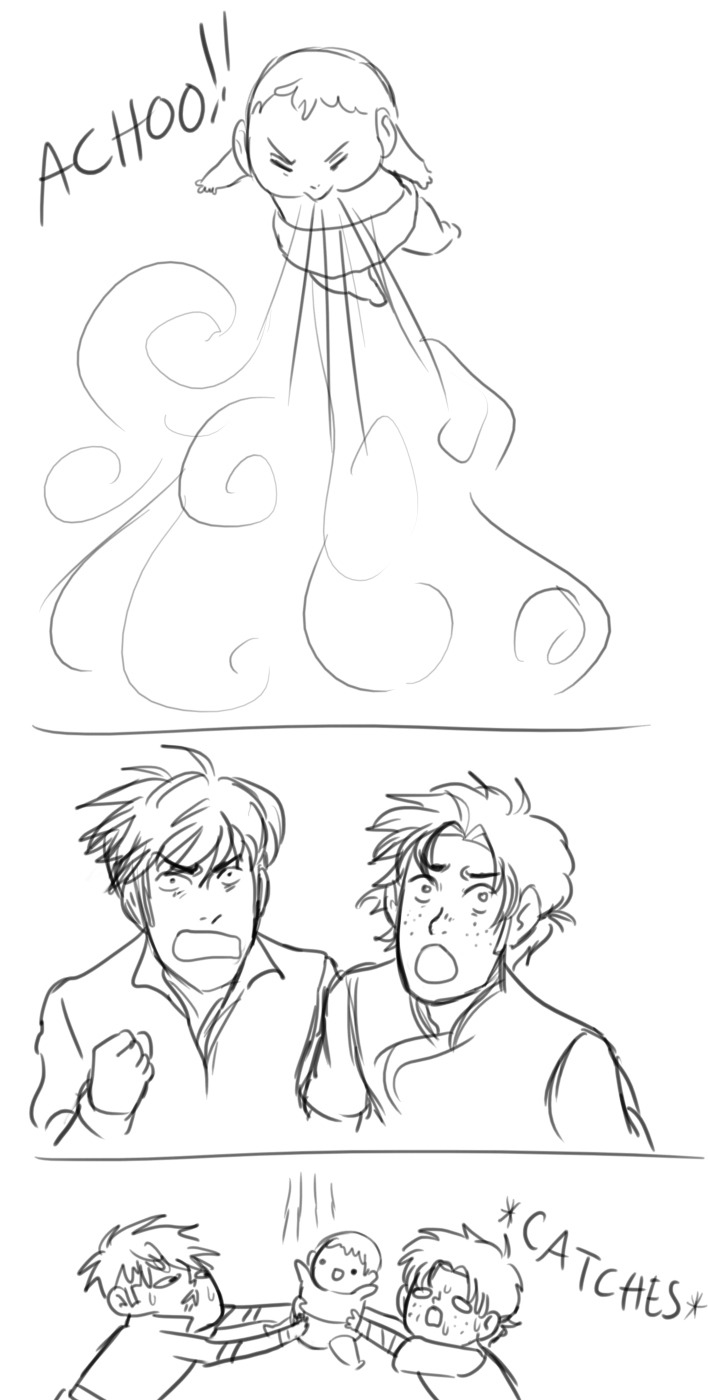 kenjiandcompany:  lemonorangelime:  Kenji was telling me about avatar au where Marko