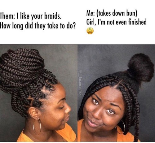 Tag a friend! @__tinamarie78 . . . . . . #2frochicks #braids #chocolate #melanin #blackisbeautiful #