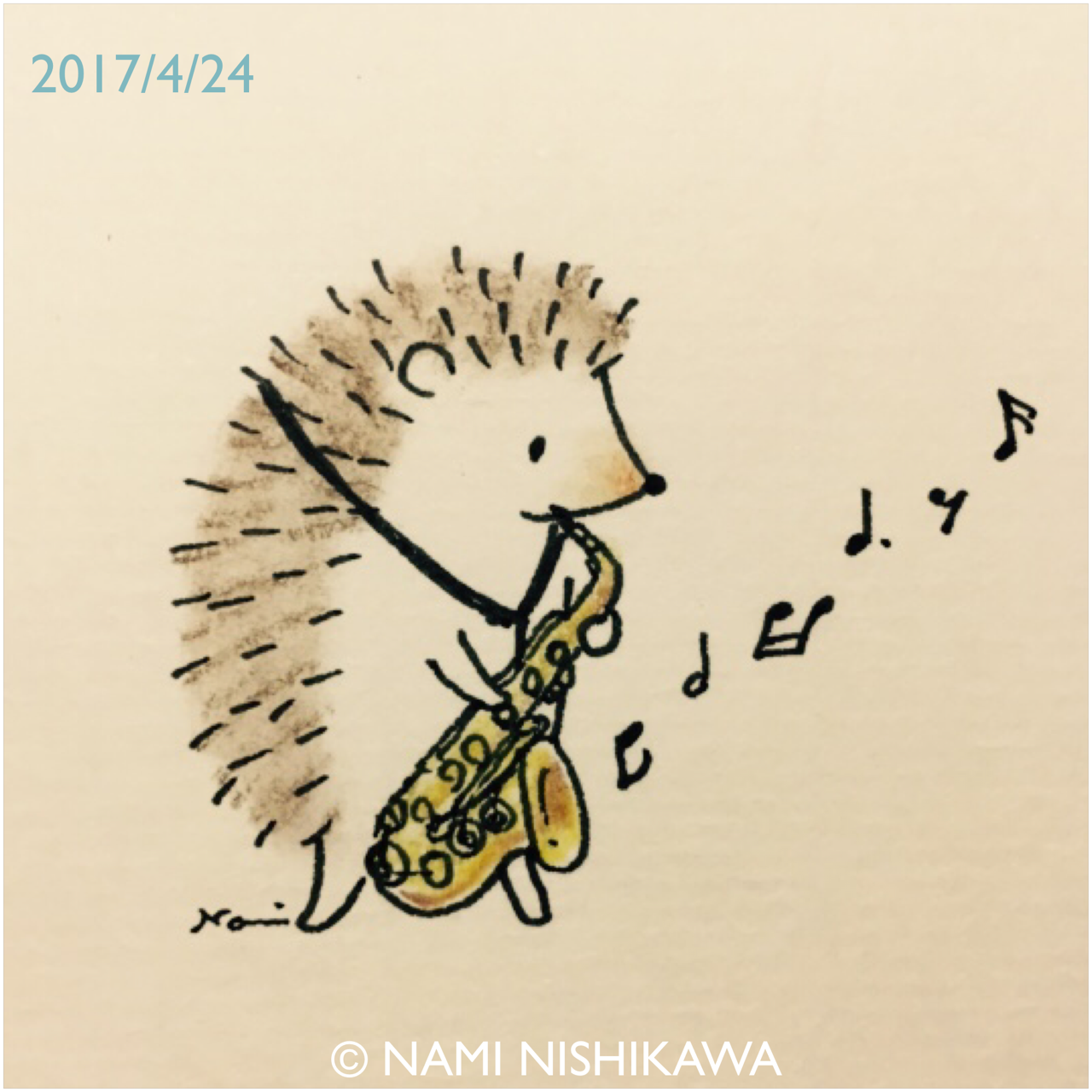 なみはりねずみ日記 1156 アルトサックス Alto Saxophone