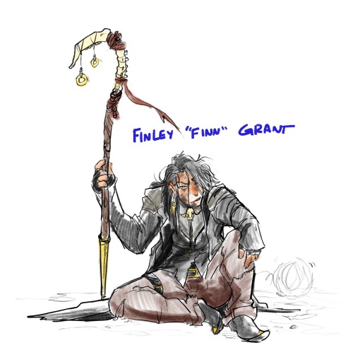 Finn Grant, my Casketland character for a game coming up in a few weeks. Never played before so gonn