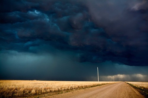  storm clouds above the American Midwest by Camille Seaman