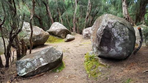 littleroadsidedeity:There are sometimes huge boulders in random places in Hawaii. My geology profess