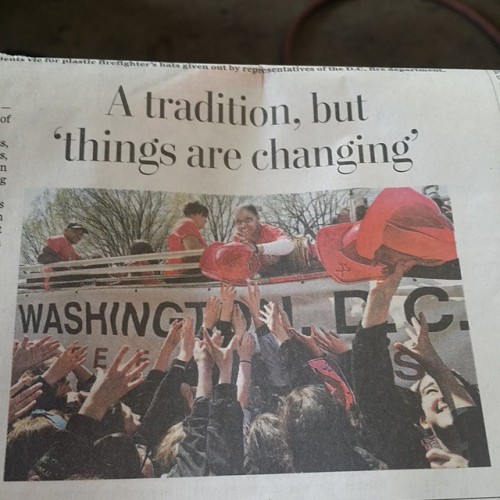 firefly1015itworks:  Open the paper and saw i made it in the news! #likedaughterlikemother #washingtonpost #firefighter #local36life #emancipationday