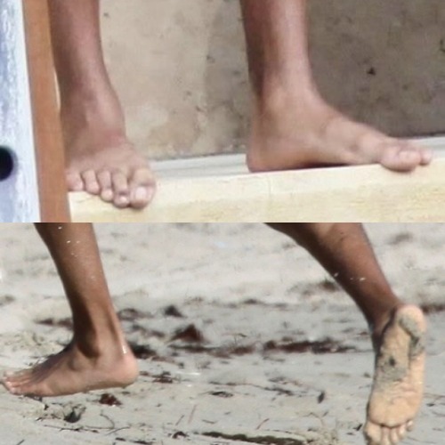 Chris&rsquo; toes. Aw, lol :)