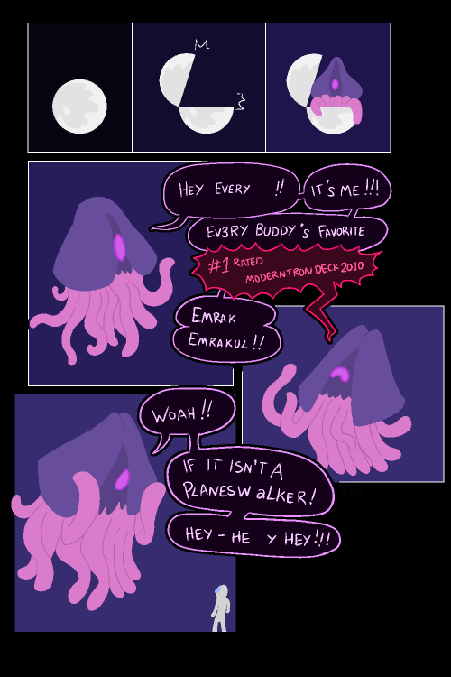 k25ff:The crossover no-one wanted! Emrakul plus Spamton creates… Spamrakul…The writing is mostly by Discord User Misery Fell, if you want to know who to blame.(1023-1027)