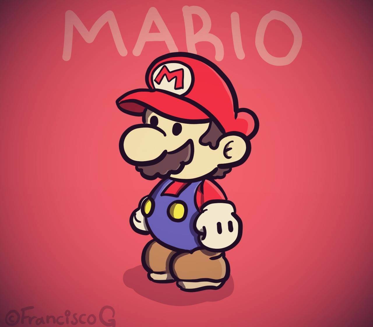 pxlbyte:  The Paper Mario Gang by FranciscoG The Thousand Year Door is one of my