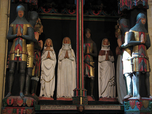 Cenotaph of the Counts of Neuchatel ordered by Count Louis of Neuchatel in 1372