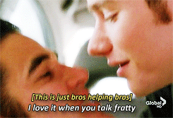 heliocattus:  klaine + congratulations, you’re both sex addicts 