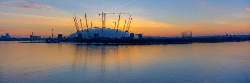 Cold Sunrise at the O2 by HafizIsmail