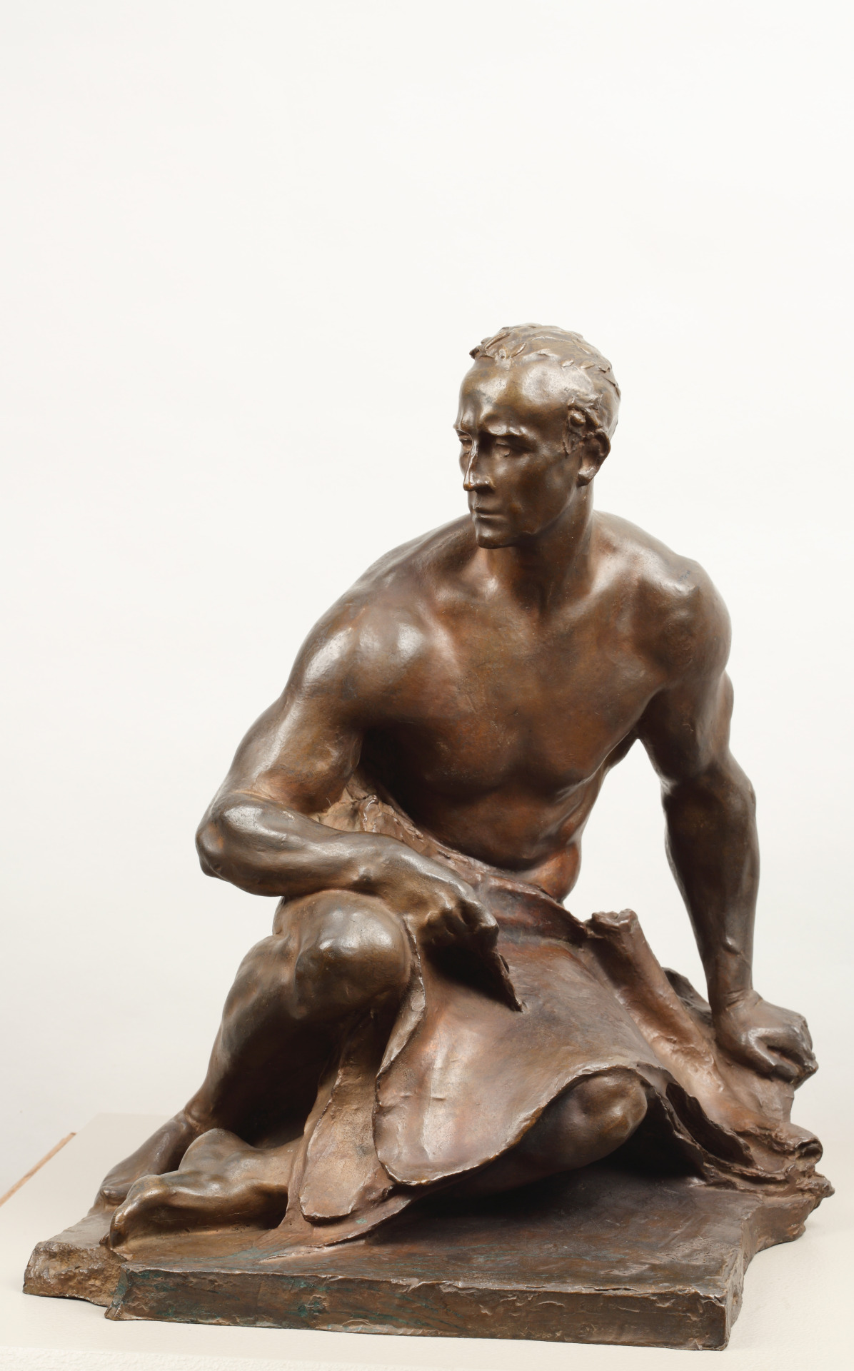 ganymedesrocks: 19thcenturyboyfriend: Seated Male Nude (1931), Paul Wayland Bartlett