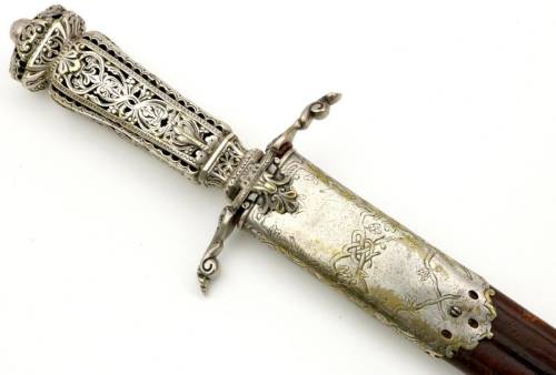 peashooter85:Silver mounted hunting sword, French, 19th century.from Sofe Design Auctions