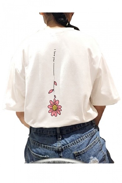 beautiful-kitty: Korean Fashion Tees  Floral Letter  //  Simple Letter   Japanese