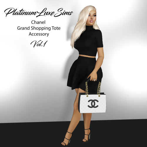 Chanel Grand Shopping Tote VOL.1      CAS Accessory & PosesNow on my Patreon!DOWNLOAD - Accessor