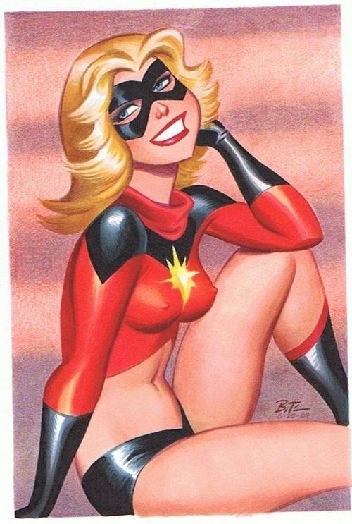 Sex intotheweird:Ms. Marvel by Bruce “Horndog” pictures