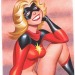 intotheweird:Ms. Marvel by Bruce “Horndog” Timm. After Farrah Fawcett, natch.