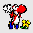 suppermariobroth:  Animations of Yoshis being cursed from the intro of Yoshi’s Story.
