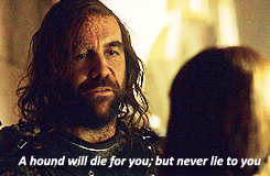 theelliedoll:  Sansa x Sandor + dialogue the show should have kept | Part 3/? 