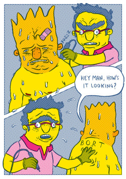 benjaminography:  Bart gets a new tattoo.