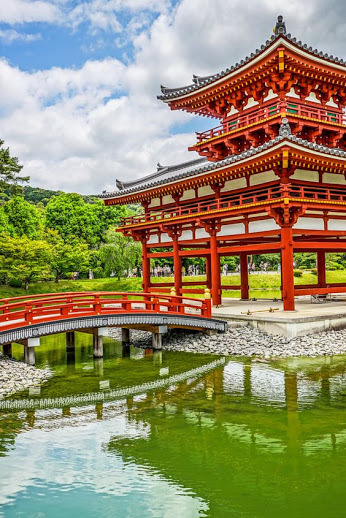 Byodoin Temple in Uji, Kyoto Japan…Byōdō-in is a Buddhist temple in the city of Uji in Kyoto 