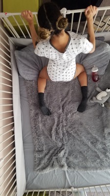 babyyourdoll:  Daddy I’m up from my nap!Onesie