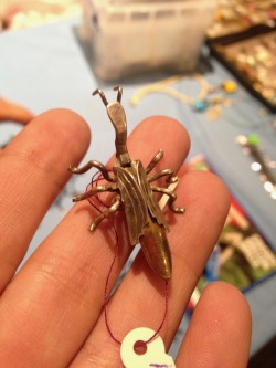 buggirl:  Kicking myself for not buying this awesome snakefly necklace! 