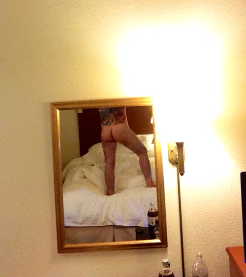 More attempts to be creative with mirrors. adult photos
