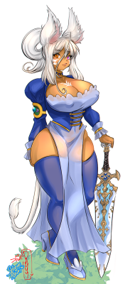 shizuerenai:  Paladin   Shizue’s been trying out Paladin~ I think she’s liking it! Pld relic from ffxiv ^^ Step Raw files below &amp; HQ  Thanks for the support! ♥♥   https://www.patreon.com/Shizue 