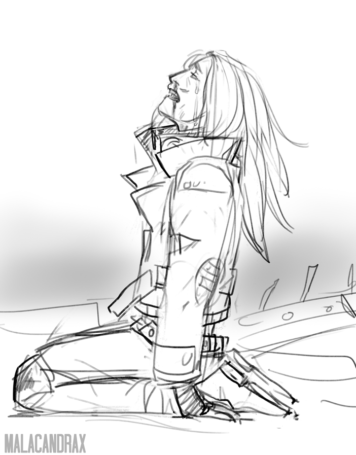 malacandrax: Angst, and cafe AU sketches   Cafe au sketches: 1- Aizawa shows up without