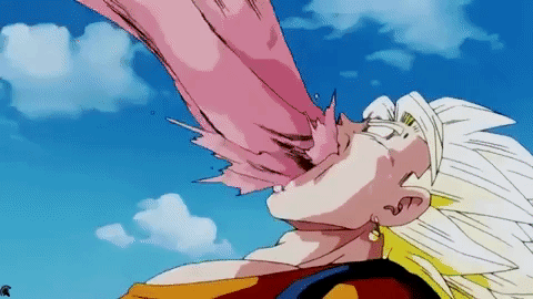 lookkinks: infinite-beef:   Thought I’d make a nice little gif set of Vegito getting