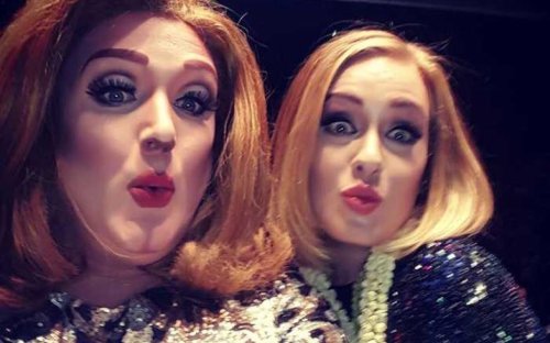 gayweho:  Hello… It’s me? Adele pulls Seattle drag queen on stage during her gig https://t.co/MK2tD0XmSG https://t.co/2bU57MvXtR