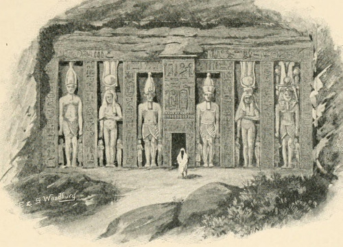 ancientart:Depictions of the Abu Simbel temples, from 1843 to present.Of the most magnificent monume