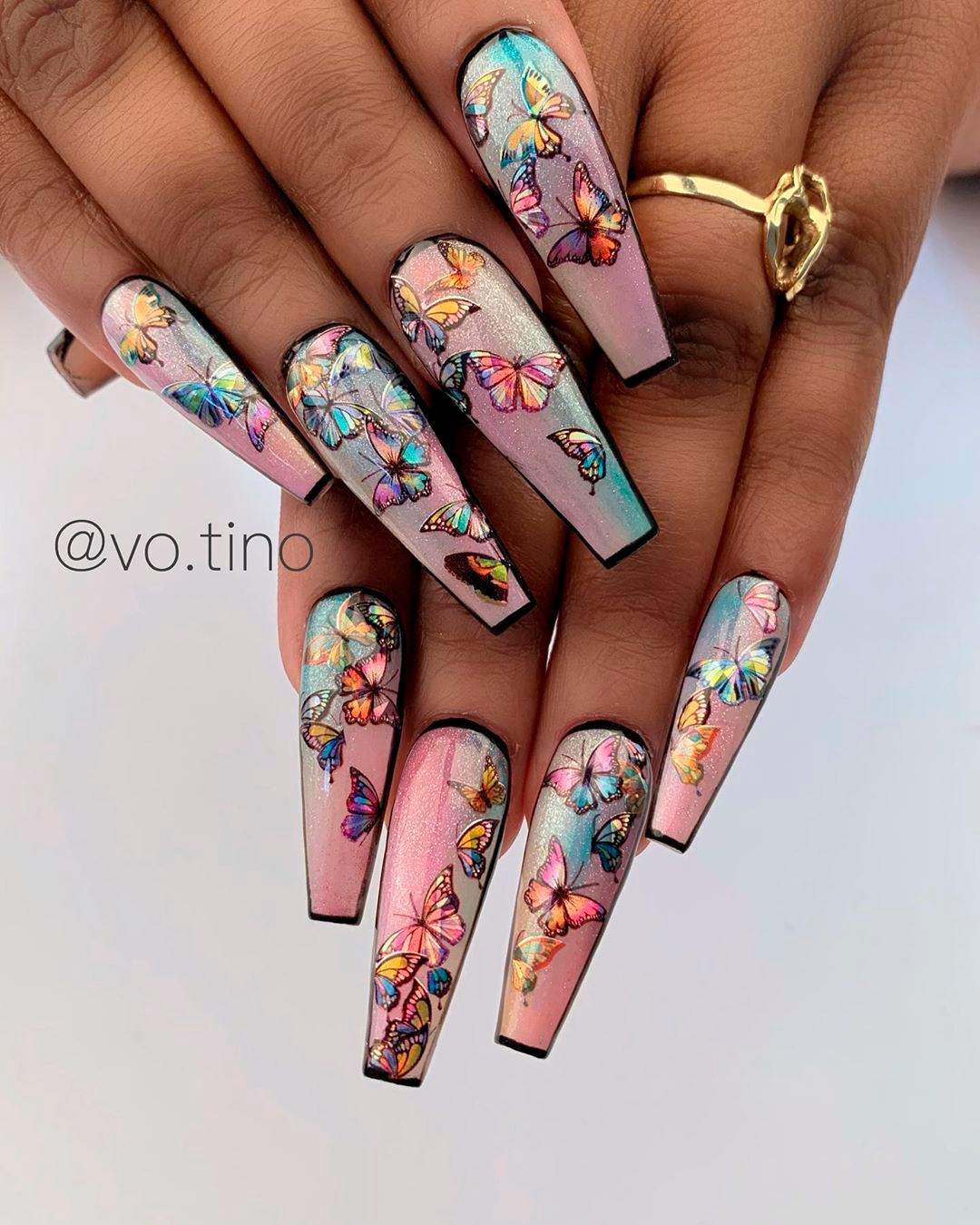 43 Crazy-Gorgeous Nail Ideas for Coffin Shaped Nails - StayGlam