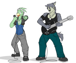 WIP of Kouya’s band, Musikus, drew